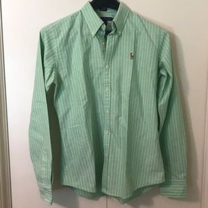 ⬇️ Polo Ralph Lauren Green Button Down